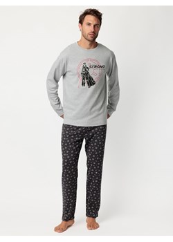 Star Wars Piżama "Star Wars" w kolorze jasnoszaro-czarnym ze sklepu Limango Polska w kategorii Piżamy męskie - zdjęcie 188309068