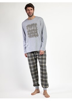 admas Piżama "Never Give Up" w kolorze szarym ze sklepu Limango Polska w kategorii Piżamy męskie - zdjęcie 188309107