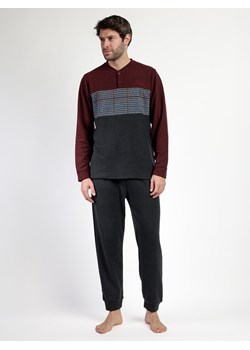 admas Piżama "Magnific" w kolorze bordowo-czarnym ze sklepu Limango Polska w kategorii Piżamy męskie - zdjęcie 188309139