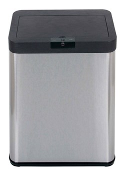 Echtwerk Kosz w kolorze srebrno-czarnym na śmieci z czujnikiem - 48 l ze sklepu Limango Polska w kategorii Kosze na śmieci - zdjęcie 188309569