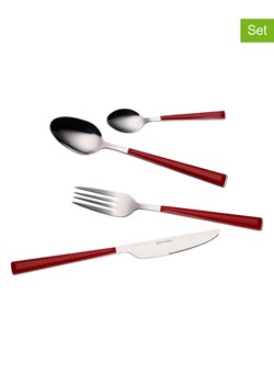 Echtwerk 16-częściowy zestaw sztućców "Basic" w kolorze czerwonym ze sklepu Limango Polska w kategorii Sztućce - zdjęcie 188309646