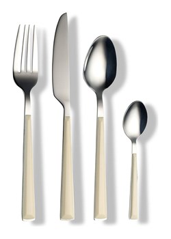 Echtwerk 24-częściowy zestaw sztućców "Basic" w kolorze kremowym ze sklepu Limango Polska w kategorii Sztućce - zdjęcie 188309649