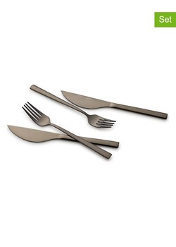 Echtwerk 4-częściowy zestaw sztućców w kolorze czarnym do pizzy ze sklepu Limango Polska w kategorii Sztućce - zdjęcie 188309679