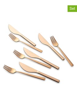 Echtwerk 8-częściowy zestaw sztućców w kolorze miedzianym do pizzy ze sklepu Limango Polska w kategorii Sztućce - zdjęcie 188309688