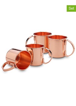 Echtwerk Kubki (4 szt.) w kolorze miedzianym do koktajli - 500 ml ze sklepu Limango Polska w kategorii Naczynia - zdjęcie 188310338