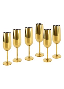 Echtwerk Kieliszki (6 szt.) w kolorze złotym do szampana - 250 ml ze sklepu Limango Polska w kategorii Naczynia - zdjęcie 188310355