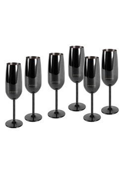 Echtwerk Kieliszki (6 szt.) w kolorze czarnym do szampana - 250 ml ze sklepu Limango Polska w kategorii Naczynia - zdjęcie 188310359