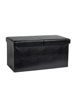 Echtwerk Ławka "Flex" w kolorze czarnym ze schowkiem - 76 x 38 x 37,5 cm ze sklepu Limango Polska w kategorii Pufy i siedziska - zdjęcie 188310628