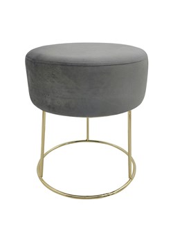 Echtwerk Hocker "Marylin" w kolorze szarym - wys. 40,5 x Ø 35,5 cm ze sklepu Limango Polska w kategorii Pufy i siedziska - zdjęcie 188310639