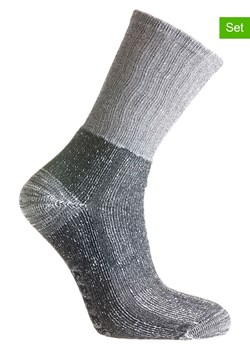 Seger Skarpety (2 pary) "Trekking Coolmax" w kolorze szarym ze sklepu Limango Polska w kategorii Skarpetki męskie - zdjęcie 188310718