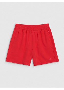 Damskie spodenki plażowe 4F 4FWSS25UBDSF149 - czerwone ze sklepu Sportstylestory.com w kategorii Szorty - zdjęcie 188311938