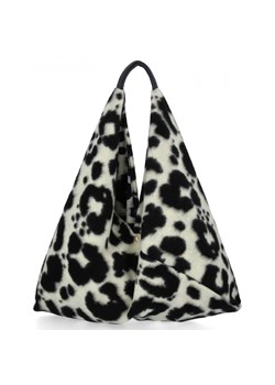 Włoska Torebka Shopper bag w Modne Wzory 835 Multikolor ze sklepu PaniTorbalska w kategorii Torby Shopper bag - zdjęcie 188312005