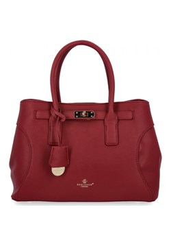 Torebka Damska Kuferek 3 Komory firmy Herisson 275C6016 Bordowa ze sklepu PaniTorbalska w kategorii Kuferki - zdjęcie 188312215