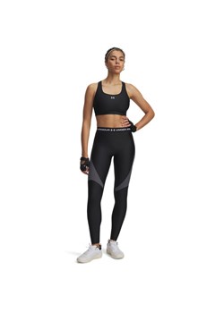 Damskie legginsy treningowe Under Armour HeatGear Rib - czarne ze sklepu Sportstylestory.com w kategorii Spodnie damskie - zdjęcie 188312856