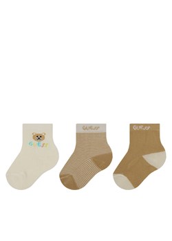 Guess Skarpety długie H4YZ07 Z3G10 Beżowy ze sklepu MODIVO w kategorii Skarpetki dziecięce - zdjęcie 188312958