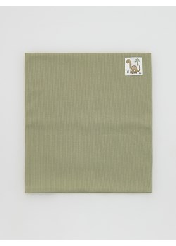 Reserved - Bawełniany komin z naszywką - jasnozielony ze sklepu Reserved w kategorii Szaliki dziecięce - zdjęcie 188313368