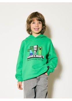 Reserved - Bluza Minecraft - zielony ze sklepu Reserved w kategorii Bluzy chłopięce - zdjęcie 188313436