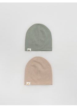 Reserved - Czapka z wiskozą 2 pack - wielobarwny ze sklepu Reserved w kategorii Czapki dziecięce - zdjęcie 188313546