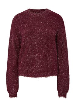Pieces Sweter "Mie" w kolorze bordowym ze sklepu Limango Polska w kategorii Swetry damskie - zdjęcie 188313888