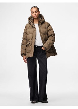 Pieces Kurtka zimowa w kolorze szarobrązowym ze sklepu Limango Polska w kategorii Kurtki damskie - zdjęcie 188314137