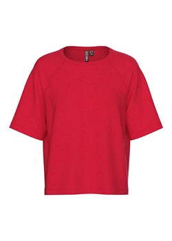 Pieces Koszulka "Bree" w kolorze czerwonym ze sklepu Limango Polska w kategorii Bluzki damskie - zdjęcie 188314239