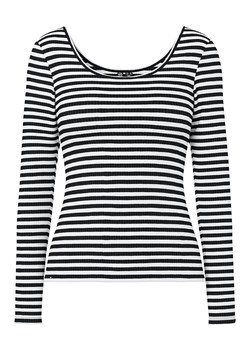 Pieces Koszulka "Kitte" w kolorze czarno-białym ze sklepu Limango Polska w kategorii Bluzki damskie - zdjęcie 188314339