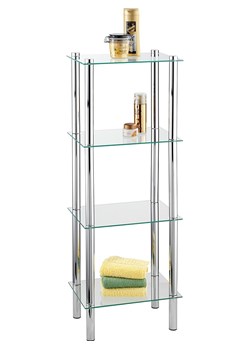 Wenko Regał w kolorze srebnrnym - 40 x 104 x 30 cm ze sklepu Limango Polska w kategorii Regały i witryny - zdjęcie 188316268