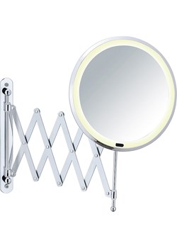 Wenko Lusterko kosmetyczne LED "Barona" w kolorze srebrnym ze sklepu Limango Polska w kategorii Lustra - zdjęcie 188316427