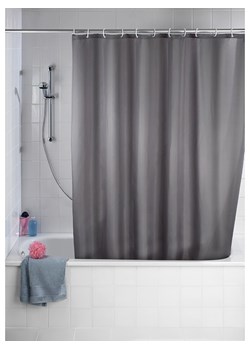 Wenko Zasłona prysznicowa "Uni" w kolorze szarym - 200 x 180 cm ze sklepu Limango Polska w kategorii Akcesoria łazienkowe - zdjęcie 188316525