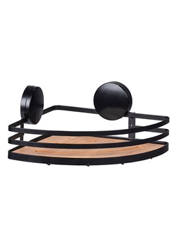 Wenko Półka prysznicowa "Alba" w kolorze czarno-jasnobrązowym - 27 x 11 x 21 cm ze sklepu Limango Polska w kategorii Akcesoria łazienkowe - zdjęcie 188316955