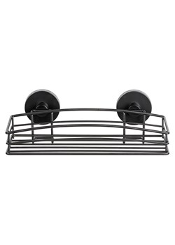 Wenko Półka prysznicowa "Vacuum-Loc Bari" w kolorze czarnym - 26 x 6,5 x 14 cm ze sklepu Limango Polska w kategorii Akcesoria łazienkowe - zdjęcie 188317187