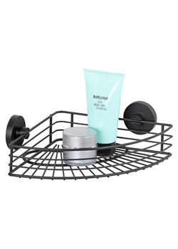 Wenko Półka prysznicowa "Vacuum-Loc Bari" w kolorze czarnym - 35 x 9 x 22,5 cm ze sklepu Limango Polska w kategorii Akcesoria łazienkowe - zdjęcie 188317196