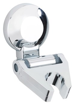 Wenko Uchwyt w kolorze srebrnym na słuchawkę prysznicową - 6 x 8 x 9 cm ze sklepu Limango Polska w kategorii Akcesoria łazienkowe - zdjęcie 188317317