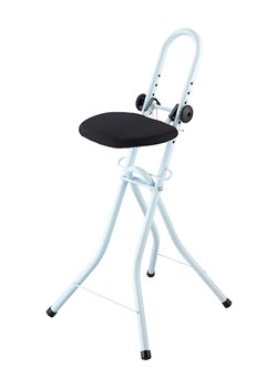 Wenko Krzesło w kolorze biało-czarnym do prasowania ze sklepu Limango Polska w kategorii Pufy i siedziska - zdjęcie 188317386