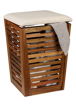 Wenko Skrzynka "Fondi" w kolorze brązowym na pranie - 40 x 56 x 40 cm ze sklepu Limango Polska w kategorii Akcesoria łazienkowe - zdjęcie 188317437