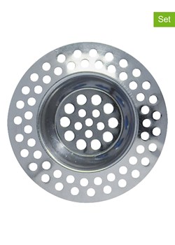 Wenko Sitka (2 szt.) w kolorze srebrnym do odpływu - Ø 7 cm ze sklepu Limango Polska w kategorii Akcesoria kuchenne - zdjęcie 188317659