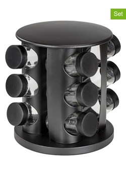 Wenko 13-częściowy zestaw "Bruna" w kolorze czarnym ze sklepu Limango Polska w kategorii Młynki do soli i pieprzu - zdjęcie 188317717