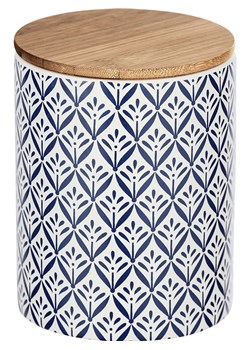 Wenko Pojemnik "Lorca" w kolorze biało-niebieskim - 950 ml ze sklepu Limango Polska w kategorii Pojemniki kuchenne - zdjęcie 188318126