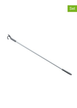 Wenko Hak do ubrań (2 szt.) "Herkules" w kolorze białym - dł. 76 cm ze sklepu Limango Polska w kategorii Szafy - zdjęcie 188318517