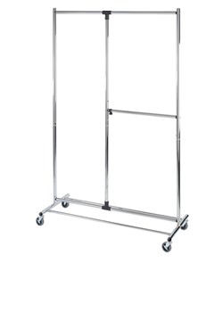Wenko Stojak ''Profissimo'' w kolorze srebrnym na ubrania - 116 x 49 cm ze sklepu Limango Polska w kategorii Szafy - zdjęcie 188318539