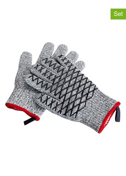 Wenko Rękawice ochronne w kolorze szarym - 15 x 24 cm ze sklepu Limango Polska w kategorii Tekstylia kuchenne - zdjęcie 188318785