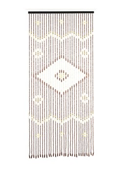 Maximex Zasłona drzwiowa "Rhombus" w kolorze jasnobrązowym - 200 x 90 cm ze sklepu Limango Polska w kategorii Tekstylia - zdjęcie 188319069