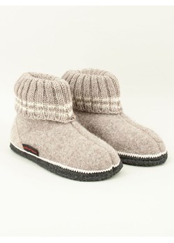 kitz-pichler Bambosze "Oetz" w kolorze beżowym ze sklepu Limango Polska w kategorii Kapcie dziecięce - zdjęcie 188319618