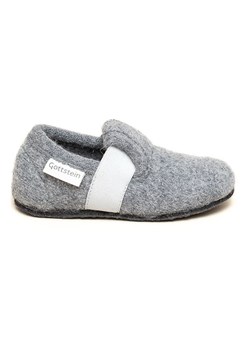 kitz-pichler Wełniane kapcie "Alpine Runner" w kolorze szarym ze sklepu Limango Polska w kategorii Kapcie dziecięce - zdjęcie 188319825