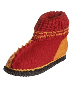 kitz-pichler Filcowe bambosze "Trixi" w kolorze czerwono-pomarańczowym ze sklepu Limango Polska w kategorii Kapcie dziecięce - zdjęcie 188319878