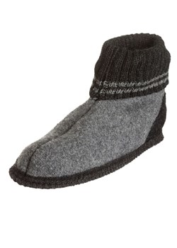 kitz-pichler Filcowe bambosze w kolorze szaro-czarnym ze sklepu Limango Polska w kategorii Kapcie damskie - zdjęcie 188320017