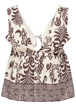 ONLY Top w kolorze brązowo-kremowym ze sklepu Limango Polska w kategorii Bluzki damskie - zdjęcie 188321457