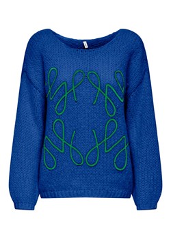 ONLY Sweter w kolorze niebieskim ze sklepu Limango Polska w kategorii Swetry damskie - zdjęcie 188321659