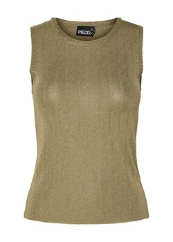 Pieces Top "Salima" w kolorze oliwkowym ze sklepu Limango Polska w kategorii Bluzki damskie - zdjęcie 188322018