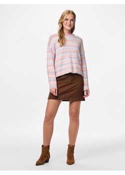 Pieces Sweter w kolorze jasnoróżowym ze wzorem ze sklepu Limango Polska w kategorii Swetry damskie - zdjęcie 188322145